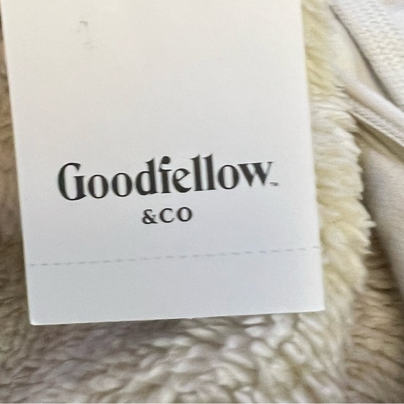 Goodfellow Men's Cream Hoodie Ultra-Soft Fleece Sweater Size L - Picture 9 of 13